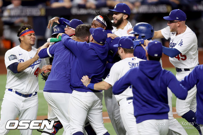 [사진] 2020시즌 월드시리즈 우승팀 LA 다저스. ⓒGettyimages(무단전재 및 재배포 금지)