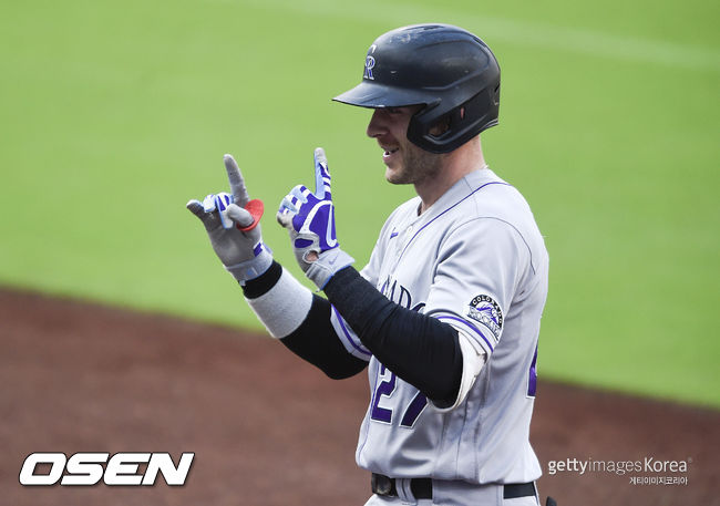 [사진] 콜로라도 로키스 트레버 스토리. ⓒGettyimages(무단전재 및 재배포 금지)