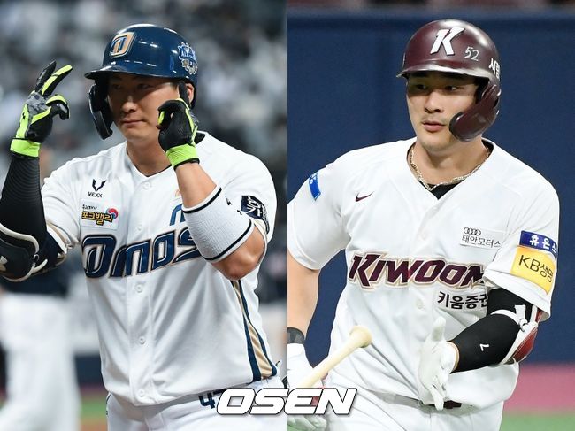 [사진] 나성범(왼쪽), 김하성. / OSEN DB 