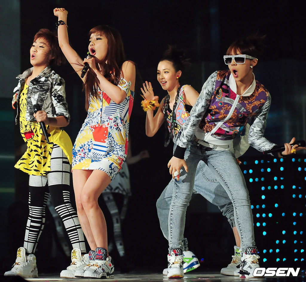 2009년 엠카운트다운 무대에 오른 2NE1 박봄. /rumi@osen.co.kr