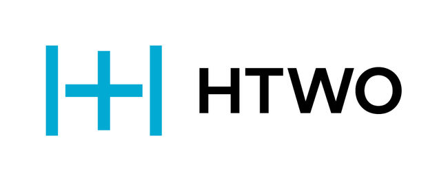 현대자동차의 수소연료전지 브랜드 ‘HTWO’ 로고.