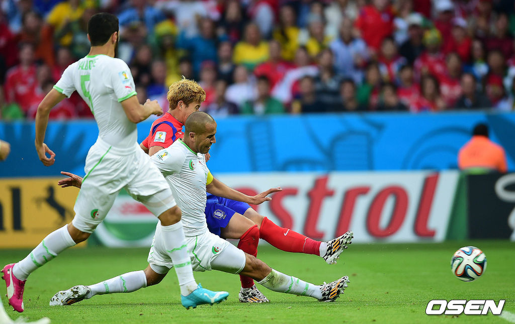 2014년 6월 22일 브라질 월드컵 알제리전 월드컵 데뷔골