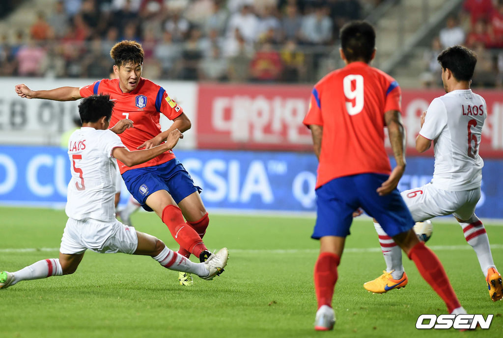 2015년 9월 3일 라오스전 '헤트트릭'