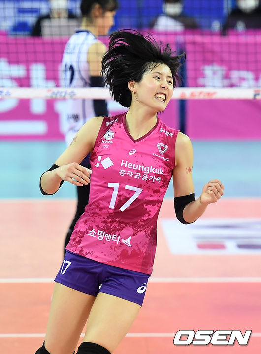 5세트 득점을 올린 흥국생명 이재영이 기뻐하고 있다. /youngrae@osen.co.kr