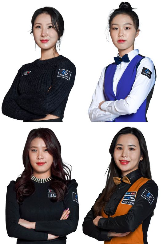 [사진]진혜주와 서서아(위에서 왼쪽), 김정현과 김진아(아래) /파이브앤식스 제공