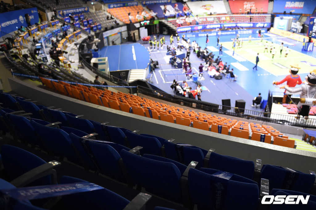 경기가 열리고 있는 배구장(기사 내용과 관련 없음). /sunday@osen.co.kr