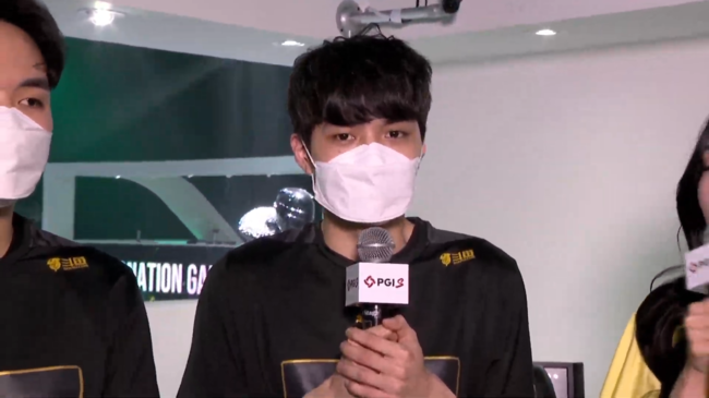 젠지 '이노닉스' 나희주. / PGI.S 방송 캡처.