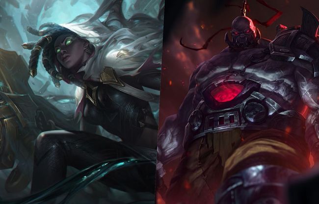 세나(왼쪽)와 사이온. /라이엇 게임즈 제공.