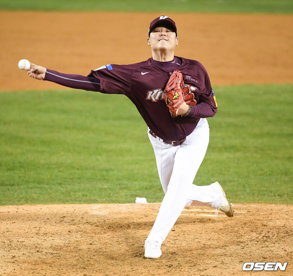 키움 한현희 투수가 역투하고 있다. /   soul1014@osen.co.kr