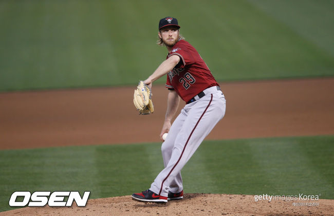 [사진] 애리조나 선발투수 메릴 켈리. ⓒGettyimages(무단전재 및 재배포 금지)