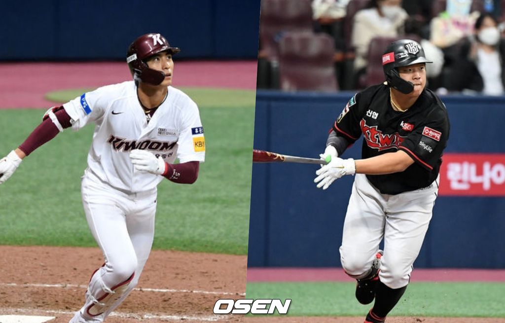 [사진] 2017년 신인왕 이정후(왼쪽)와 2018년 신인왕 강백호. /이대선 기자 sunday@osen.co.kr