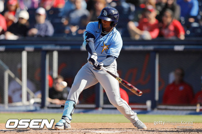 [사진] 탬파베이 유망주 완더 프랑코. ⓒGettyimages(무단전재 및 재배포 금지)