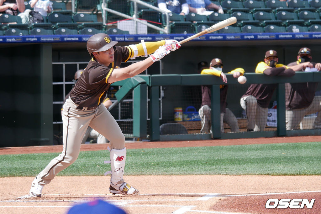 [OSEN=이사부 통신원] 샌디에이고 파드리스 김하성. /lsboo@osen.co.kr