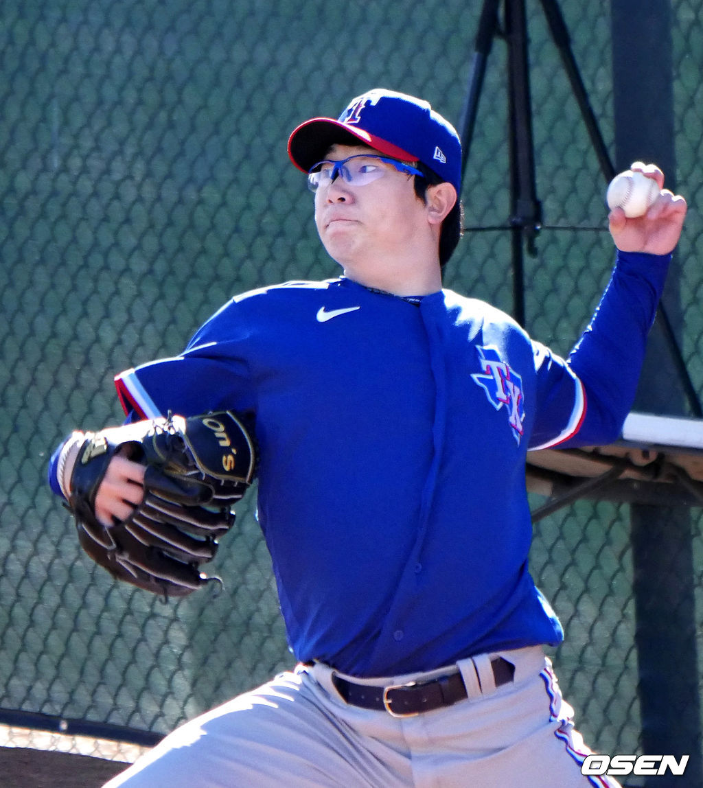 [OSEN=서프라이즈(미 애리조나주), 이사부 통신원] 텍사스 레인저스 양현종. /lsboo@osen.co.kr