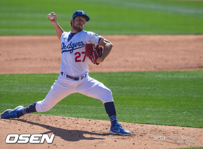 [사진] LA 다저스 트레버 바우어. ⓒGettyimages(무단전재 및 재배포 금지)