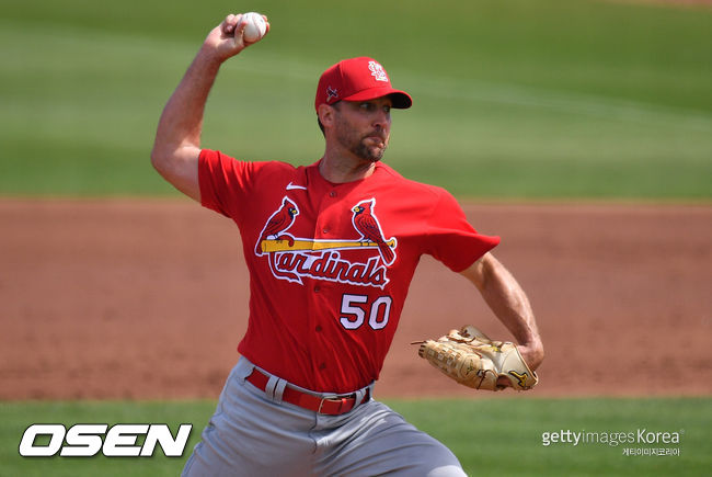 [사진] 세인트루이스 카디널스 아담 웨인라이트. ⓒGettyimages(무단전재 및 재배포 금지)