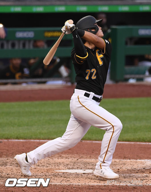 [사진] 피츠버그 파이어리츠 배지환. ⓒGettyimages(무단전재 및 재배포 금지)