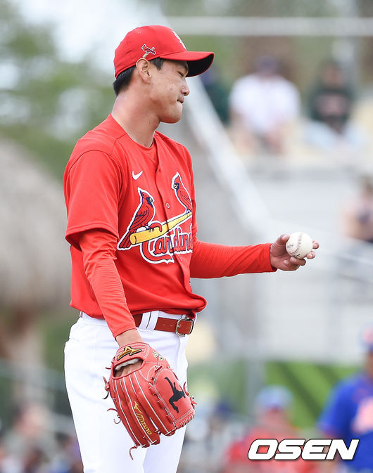 5회초 김광현이 볼넷에 아쉬워하고 있다./ soul1014@osen.co.kr