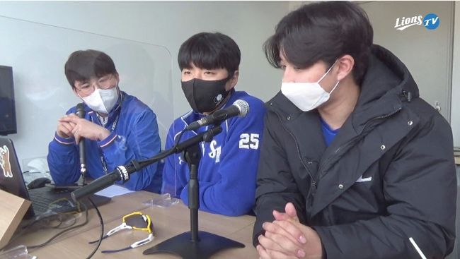 [사진] 라이온즈 TV 자체 중계 화면 캡처 