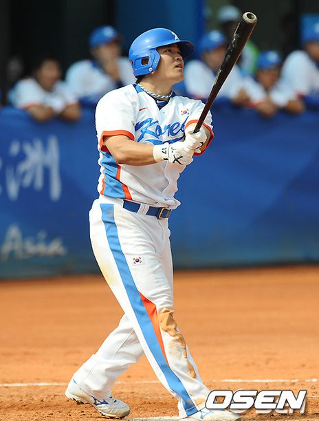 [사진] 2010년 광저우 아시안게임 당시 대표팀으로 활약한 추신수 . OSEN DB