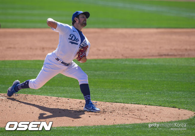 [사진] LA 다저스 선발 트레버 바우어. ⓒGettyimages(무단전재 및 재배포 금지)