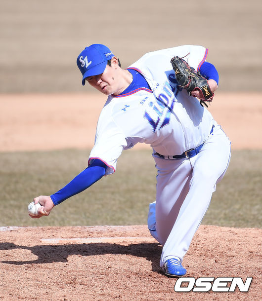 5회초 삼성 김대우가 역투하고 있다. / soul1014@osen.co.kr