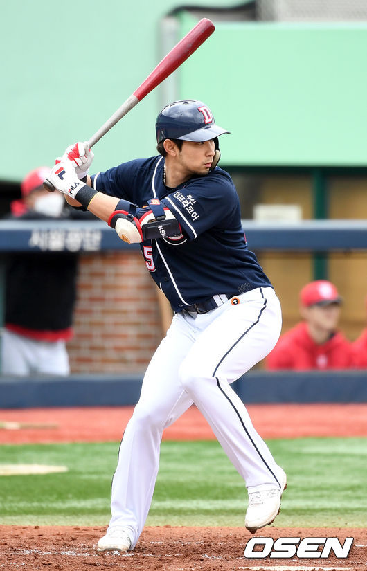 210301 두산 강승호 /sunday@osen.co.kr