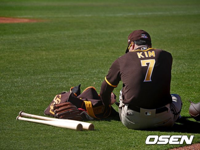 [OSEN=피오리아(미국 애리조나주), 이사부 통신원] 샌디에이고 김하성 /lsb@osen.co.kr