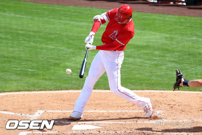 [사진] LA 에인절스의 오타니 쇼헤이. ⓒGettyimages(무단전재 및 재배포 금지)