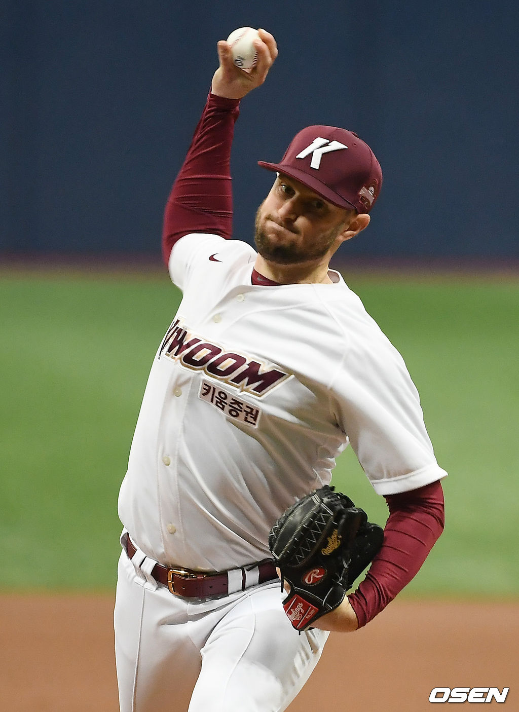 1회초 키움 스미스가 역투하고 있다. /youngrae@osen.co.kr 