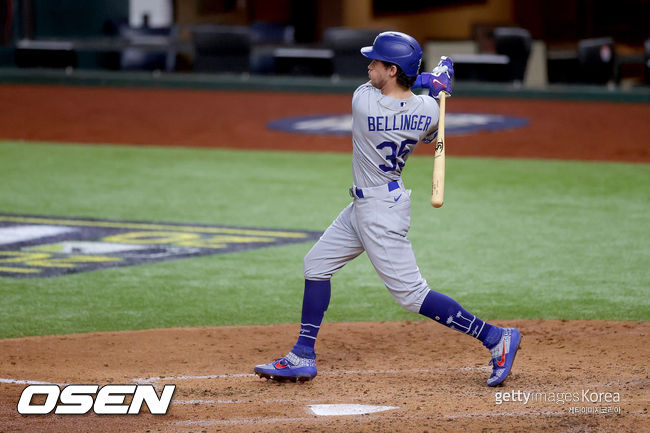 [사진] LA 다저스 코디 벨린저. ⓒGettyimages(무단전재 및 재배포 금지)