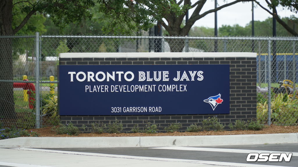[OSEN=더니든(미 플로리다주), 이사부 통신원] 미국 플로리다주 더니든에 위치한 토론토 블루제이스의 스프링 캠프 입구.  /lsboo@osen.co.kr
