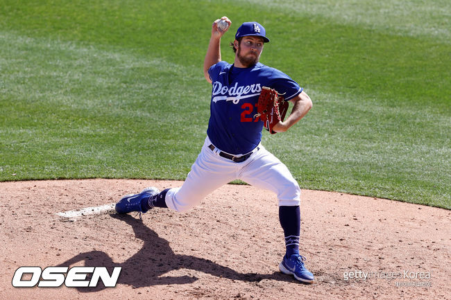 [사진] LA 다저스 트레버 바우어. ⓒGettyimages(무단전재 및 재배포 금지)