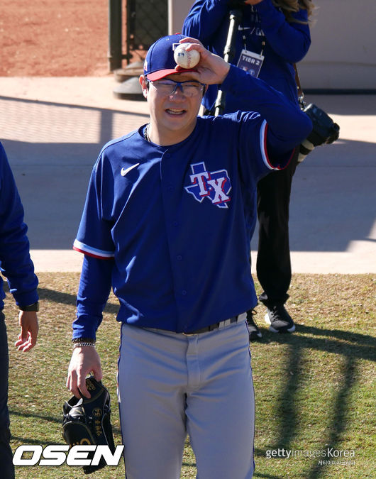 [OSEN=서프라이즈(미 애리조나주), 이사부 통신원] 텍사스 레인저스의 양현종. /lsboo@osen.co.kr