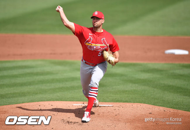 [사진] 아담 웨인라이트. ⓒGettyimages(무단전재 및 재배포 금지)