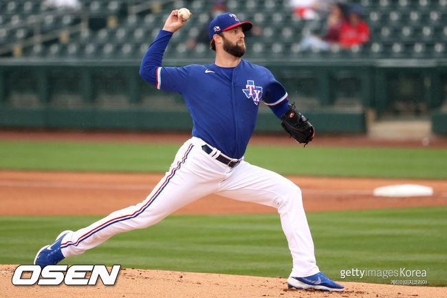 [사진] 텍사스 투수 조던 라일스. ⓒGettyimages(무단전재 및 재배포 금지)