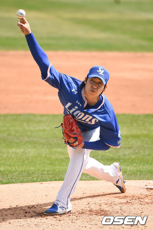 2회말 삼성 선발투수 원태인이 역투하고 있다.. / soul1014@osen.co.kr