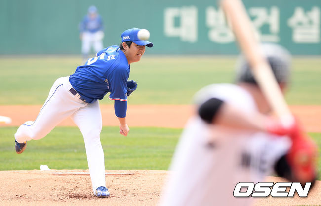 1회말 삼성 선발 양창섭이 역투하고 있다. /cej@osen.co.kr