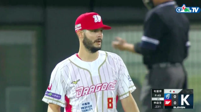 [사진] 제이크 브리검 /CPBL 홈페이지