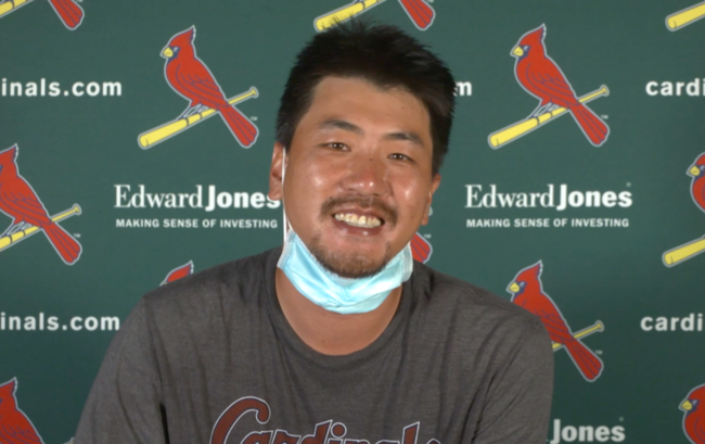 [사진] 김광현 화상인터뷰 캡처