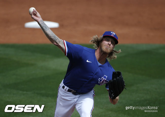 [사진] 텍사스 레인저스 마이크 폴티네비치. ⓒGettyimages(무단전재 및 재배포 금지)