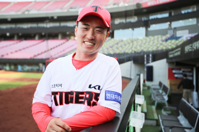 전 KIA 불펜포수 이동건./이동건 제공