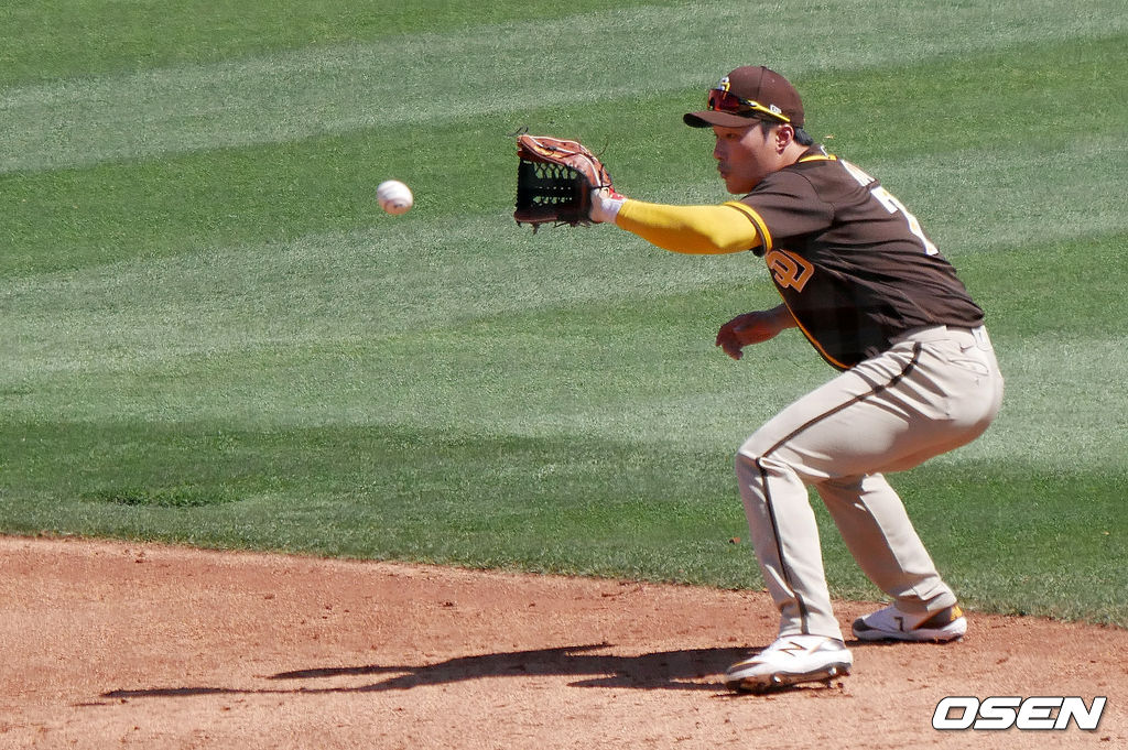 [OSEN=글렌데일(미 애리조나주), 이사부 통신원] 샌디에이고의 김하성. /lsboo@osen.co.kr