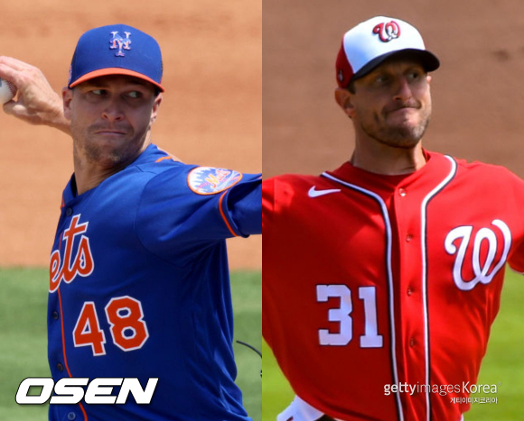 [사진] 디그롬-슈어저 ⓒGettyimages(무단전재 및 재배포 금지)