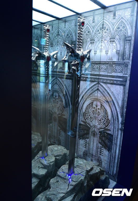 NC 우승 집행검이 전시관에 전시돼 있다. /jpnews@osen.co.kr