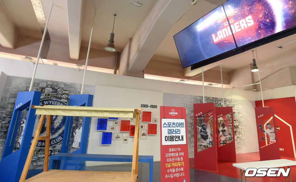 ‘2021 신한은행 SOL KBO 리그’ 롯데 자이언츠와 시즌 1차전을 앞둔 3일 새롭게 단장한 홈구장 인천SSG랜더스필드가 공개됐다. /sunday@osen.co.kr