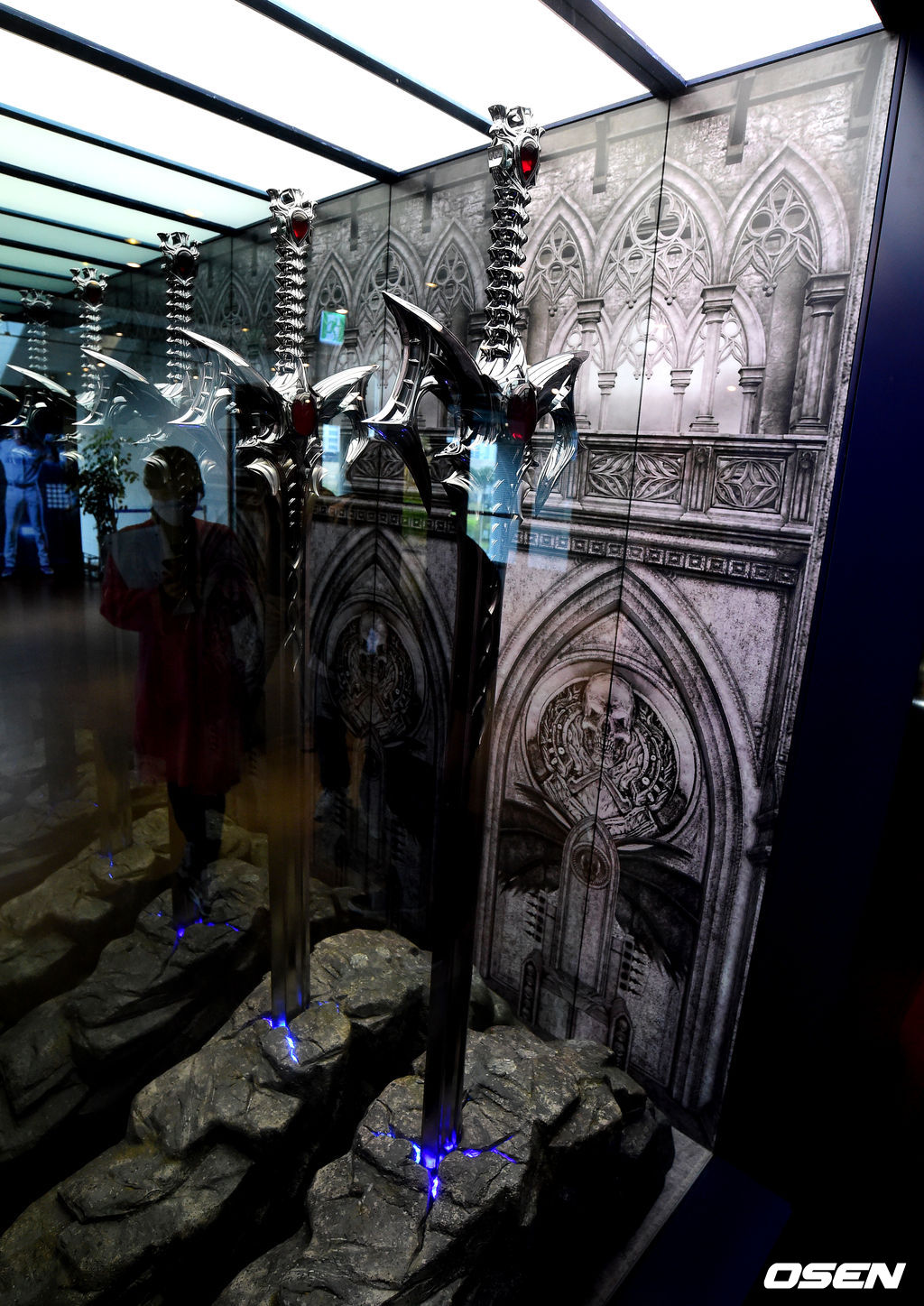 창원NC파크에 전시된 집행검./jpnews@osen.co.kr