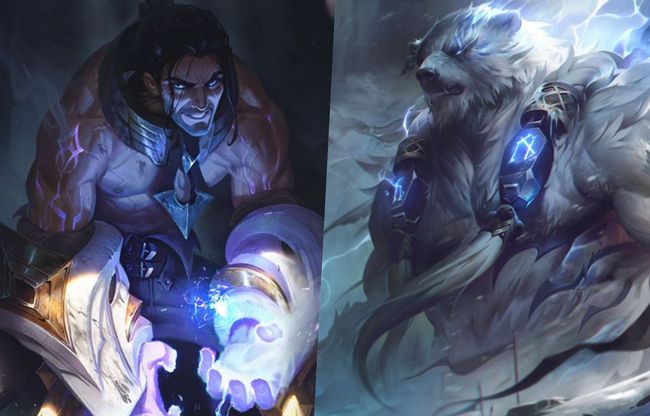 사일러스(왼쪽)와 볼리베어. /라이엇 게임즈 제공.