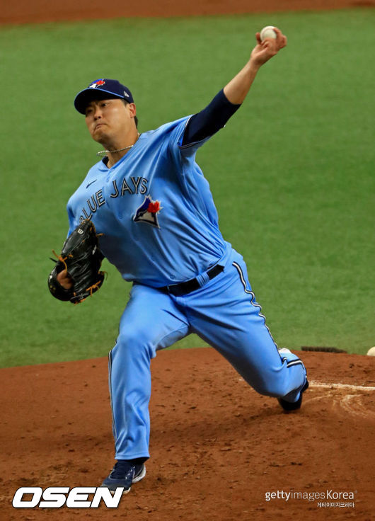 [사진] 토론토 블루제이스의 에이스 류현진. ⓒGettyimages(무단전재 및 재배포 금지)