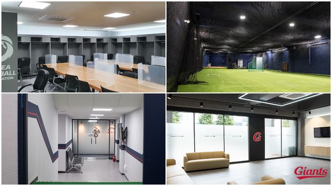 [사진] 롯데 자이언츠는 2021시즌을 맞아 원정 클럽하우스 리모델링을 완료했다. / 롯데 제공